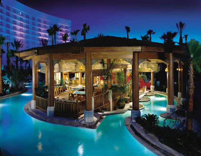 HardRock Casino Vegas-Swim-Up-Blackjack HardRock Casino Pool Las Vegas