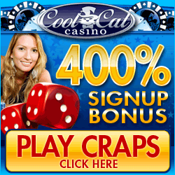 Play Craps with 400% + $50 Free