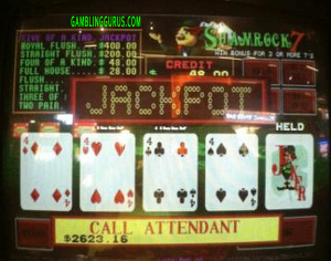 Shamrock 7's video poker machine for shop sale