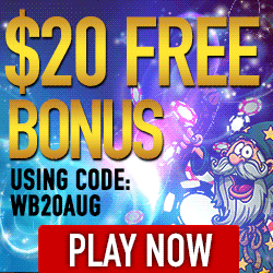 Wizbet Casino $20 Free